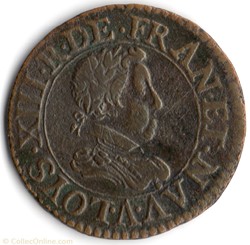 CGKL388 - Double tournois LOUIS XIII 1620A Paris