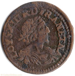 CGKL522 - Double tournois LOUIS XIII 1640