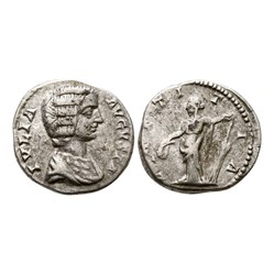 Settimio Severo per Giulia Domna, denario