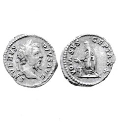 Settimio Severo, denario