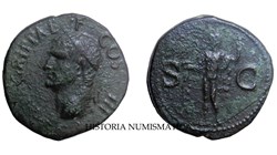 Caligola per Agrippa, asse