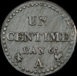 1 Centime An 6 A