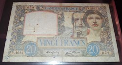 20 Francs Science et Travail