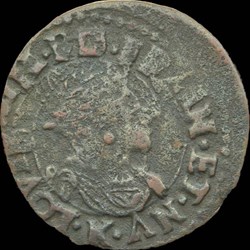 Louis XIII - Double Tournois de Bordeaux Type 14 1639 - CGKL.296