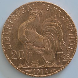 IIIème République - 20 Francs Coq Tranche Liberté