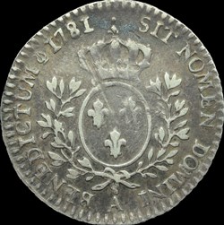 Dixième d'écu aux lauriers 1781 A