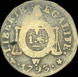 Sol aux balances République Françoise 1793 Arras