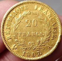 Napoléon Ier - 20 Francs Tête nue - Type transitoire