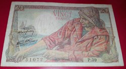 20 Francs Pêcheur