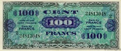 100 Francs Drapeau