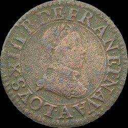 Louis XIII - Double Tournois de Paris Type 1 1611 - CGKL.386
