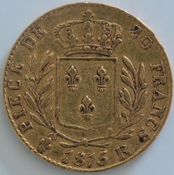 Louis XVIII - 20 Francs Cent jours