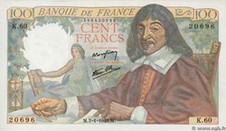 100 Francs Descartes
