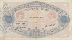 500 Francs Bleu et rose