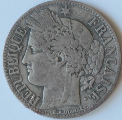 1 Franc Cérès - 1849 A