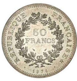 Cinquante Francs Hercule - Avers de la Vingt Francs