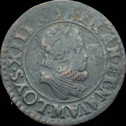 Louis XIII - Double Tournois de Toulouse 1612 - CGKL.436