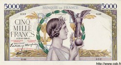 5000 Francs Victoire modifié "taille douce"
