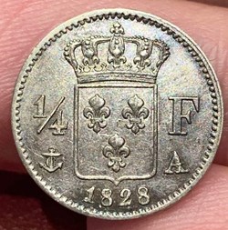 Charles X - 1/4 Franc - 1828 A