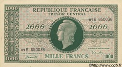 1000 Francs Marianne chiffres maigres