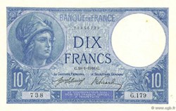 10 Francs Minerve
