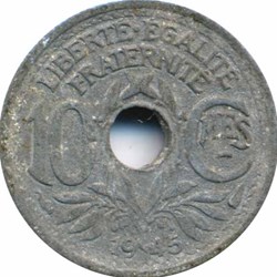 Dix Centimes Lindauer - Petit module