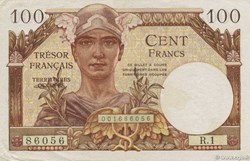 100 Francs Trésor Francais