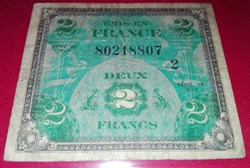 2 Francs Drapeau