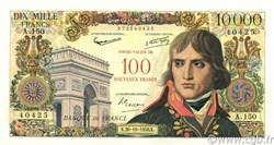 100 Nouveaux Francs sur 10000 Francs Bonaparte