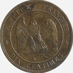 Napoléon III - 10 Centimes Tête nue - 1855 K