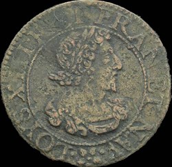 Louis XIII - Double Tournois de Troyes 1638 - CGKL.504