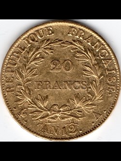 Napoléon - 20 Francs Type Intermédiaire