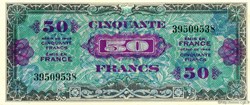 50 Francs Drapeau