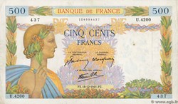 500 Francs La paix