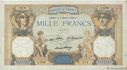 1000 Francs Cérès et Mercure