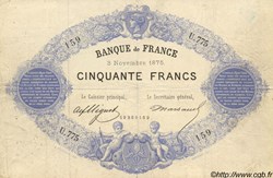 50 Francs type 1868 - Indices Noirs