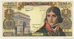100 Nouveaux francs Bonaparte