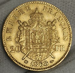 Napoléon III - 20 Francs Tête Laurée