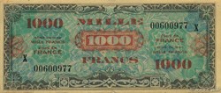 1000 Francs Drapeau