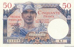 50 Francs Trésor Francais