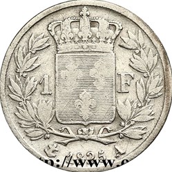 Charles X - 1 Franc - 1825 A
