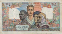 5000 Francs Empire Francais
