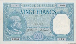20 Francs Bayard
