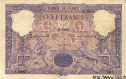 100 Francs Bleu et rose