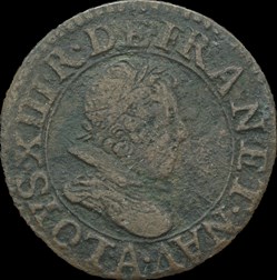 Louis XIII - Double Tournois de Paris Type 3 1626 - CGKL.390