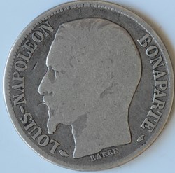 1 Franc Louis-Napoléon Bonaparte - 1852 A