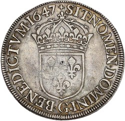 Ecu à la mèche longue - 1647 G