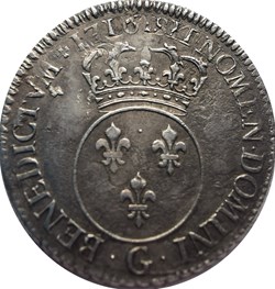 Louis XV - Quart d'écu Vertugadin 1716 Poitiers
