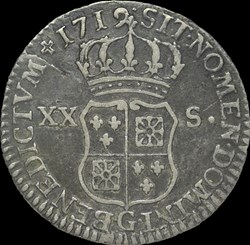 XX Sols de France-Navarre 1719 G