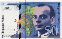 50 Francs Saint Exupery